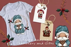 Christmas Gnomes Clipart Nordic Gnomes Illustration Product Image 2