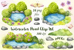 Huge Watercolor Bundle Clipart, scene making Product Image 13