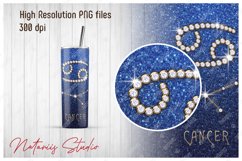 Cancer. Zodiac Sign with Constellation 20oz SKINNY TUMBLER. Product Image 2