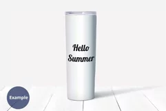Skinny Tumbler mockup, Minimalist 20oz tumbler mockup PSD Product Image 3