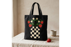 Strawberry Checkerboard Vase Product Image 2