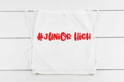 #Junior High SVG Cut File - Back to School DXF EPS PNG JPG Product Image 4