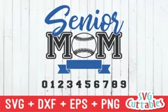 Baseball Softball Senior Mom | Senior Mom SVG | Shirt Design Product Image 2