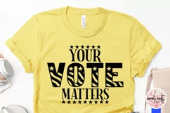 Your vote matters - US Election EPS SVG DXF PNG Product Image 3
