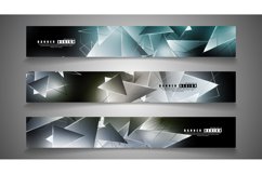 banner collection. abstract background with luminous Product Image 1
