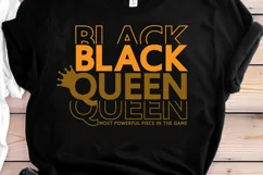 Black Queen SVG PNG EPS DXF Black Woman SVG BLACK GIRL MAGIC Product Image 2