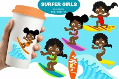 African American Kids, Surfing kids, Sportive kids Product Image 1