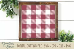 Buffalo Plaid SVG - Plaid Overlay SVG - PNG - EPS - DXF Product Image 1