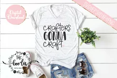 Crafters Gonna Craft SVG DXF PNG EPS Cutting Files Product Image 2