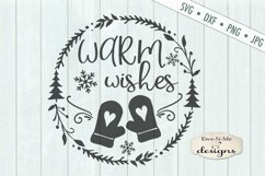 Warm Wishes - Mittens - Winter - Christmas SVG DXF Files Product Image 2
