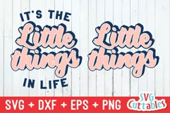Mommy and Me SVG| It's The Little Things | Shirt Design Product Image 2