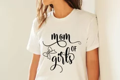 Mom of girls SVG PNG EPS DXF Product Image 3
