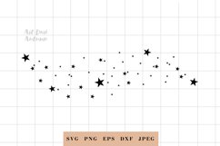 Stars SVG, Celestial svg, Galaxy svg cut file Product Image 1