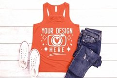 Bella Canvas 8800 Maroon,Bella Canvas Flowy Racerback Mockup Product Image 1