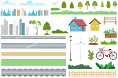 Funny Rescue Vehicles City Scene Vector Bundle Product Image 5