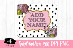 Mouse Pad Monogram Sublimation Design Product Image 1