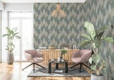 Wall mockup - Wallpaper mockup - Living room scene Product Image 9