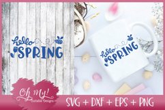 Hello Spring - SVG EPS DXF Cutting File Product Image 1