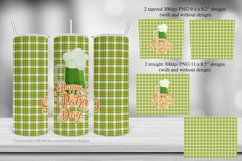 St. Patrick&#039;s Day Tumbler Sublimation Designs - set 1 Product Image 4