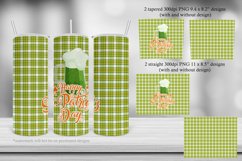 St. Patrick's Day Tumbler Sublimation Designs - set 1 Product Image 4