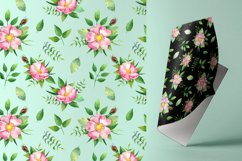 Watercolor floral pattern. Digital paper Product Image 2