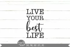 Live your best life, Farmhouse svg Product Image 4