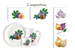 Watercolor vegetables Product Image 8