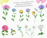 30%OFF! Watercolor Flowers and Bird Product Image 7
