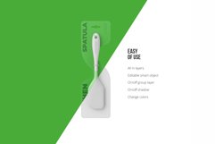 Kitchen Spatula Any Shape Label Mockup Product Image 3