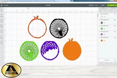3D PUMPKIN SVG PNG EPS DXF JPG Cutting and Printing Files Product Image 4