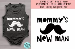 Mommy's new man svg, baby shirt svg Product Image 1