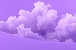 Purple Sky With Clouds Background Product Image 1