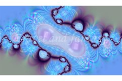 Abstract blue background with transparent spheres. 3d image. Product Image 1
