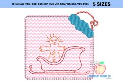 Sleigh Made For The Christmas Applique Pattern Product Image 2