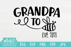 Grandpa To Bee SVG - Grandpa To Be - Pregnancy Announcement Product Image 2