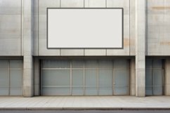 Sign Board Mockup Commercial Building Fascia Aluminium Metal Product Image 1