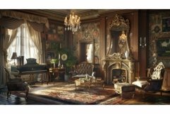 fireplace victorian room Product Image 1