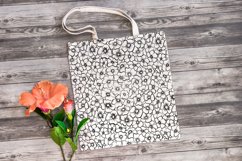 B&amp;W floral seamless pattern, digital paper Product Image 5