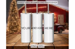 Canva Christmas tumbler mockup 