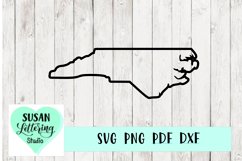 North Carolina State HOME silhouette 3 designs SVG, DXF, PDF Product Image 2
