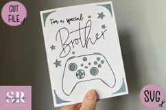 Brother Gamer card| Paper cutting | Gamer card SVG Product Image 4