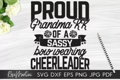 Proud Grandma KK of a Sassy Bow Wearing Cheerleader Cheer Product Image 1