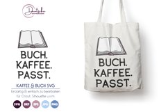 Kaffee und Buch | Lesezeit SVG Product Image 1