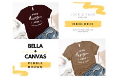 T Shirt Mockup Bundle Bella Canvas 3001 T-Shirt Flat Lay Product Image 3