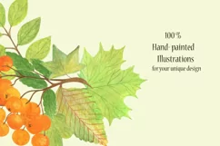 Autumn floral arrangements, Fall watercolor clipart Product Image 4