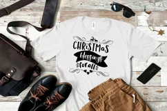 Christmas Blessings for All SVG I Holiday Cut Files Product Image 2
