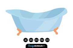 Tub Clipart Product Image 1