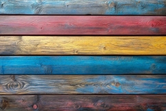 color wooden planks table Product Image 1
