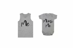 Me and Mini Me SVG, Mom and Baby Svg, Dad and Baby SVg Product Image 2