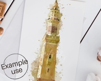 Famous Islamic buildings 4 clip art illustrations Kaaba png Product Image 8